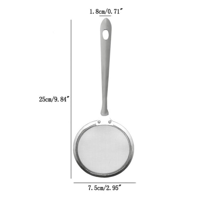 Stainless Steel Oil Scoop Hot Pot Soup Colander Small Colander - Mubimart
