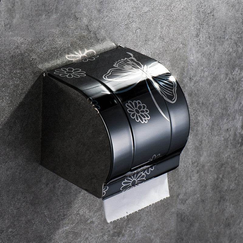 Stainless Steel Paper Towel Holder Box Waterproof Paper Towel Holder Toilet Toilet Paper Holder - Mubimart