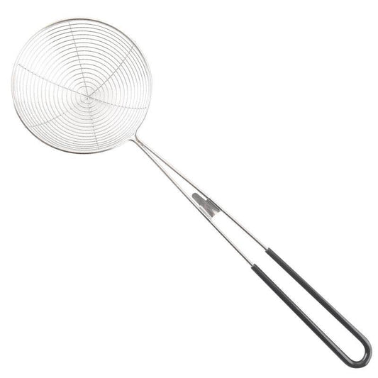 Stainless Steel Pearl Milk Tea Colander Hot Pot Colander Silicone Small Wire Drain - Mubimart