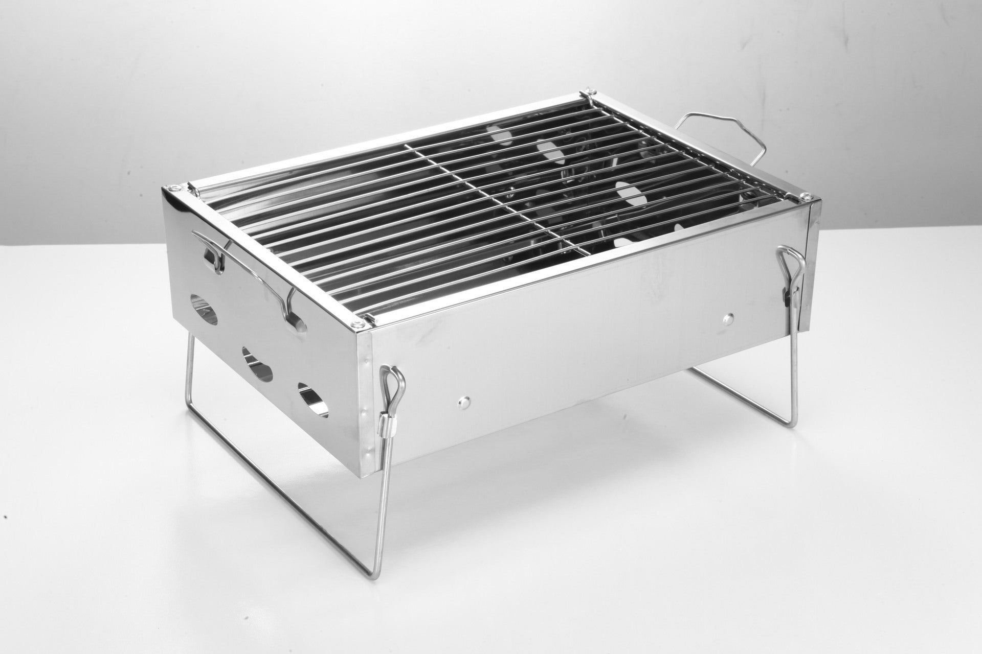 Stainless Steel Portable Barbecue Grill Household Charcoal Type - Mubimart -  