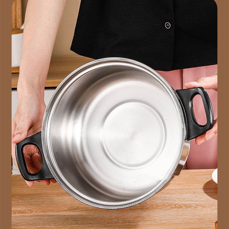 Stainless Steel Pot Set Pot Milk Pot Soup Pot Frying Pan With Kettle - Mubimart