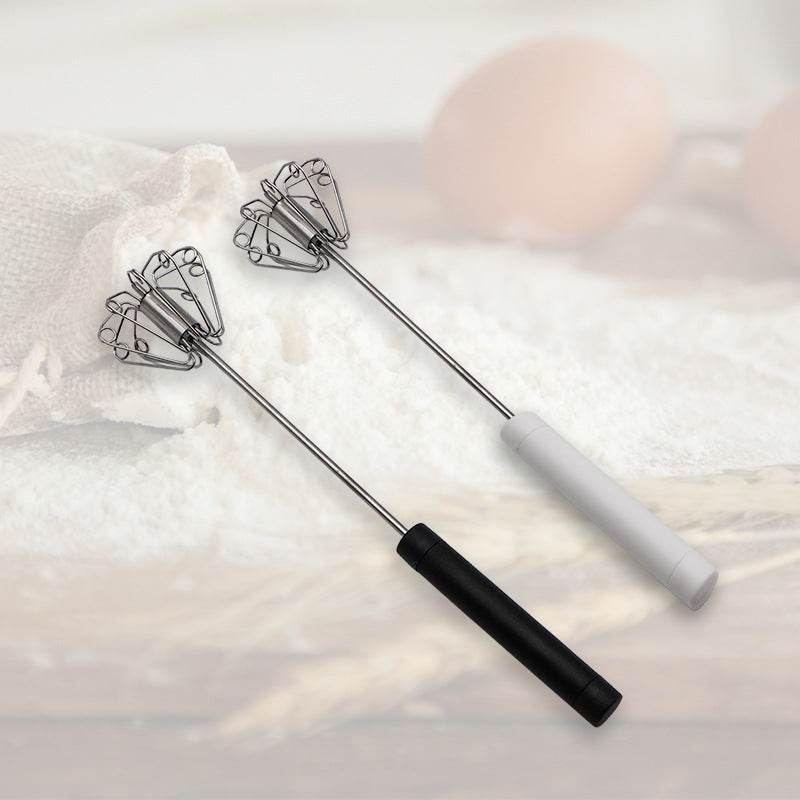 Stainless Steel Semi-automatic Whisk 10 Inch - Mubimart