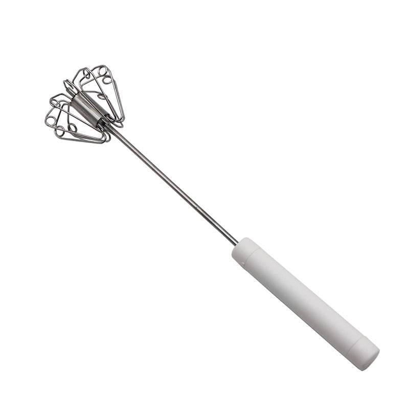 Stainless Steel Semi-automatic Whisk 10 Inch - Mubimart