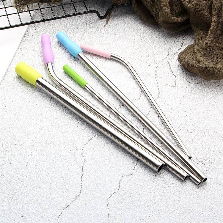 Stainless Steel Straws, Creative Colorful Metal Beverages - Mubimart