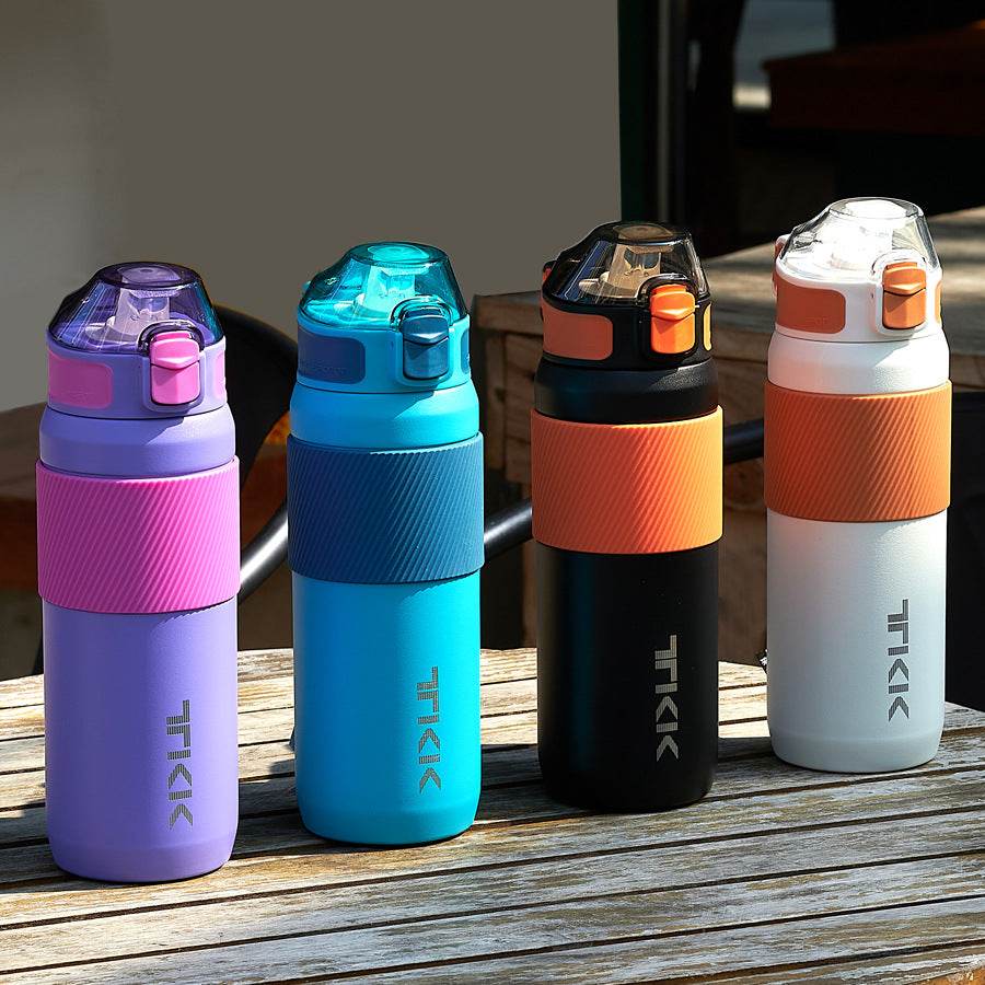 Stainless Steel Thermal Insulation Outdoor Portable Large Capacity Straw Cup - Mubimart