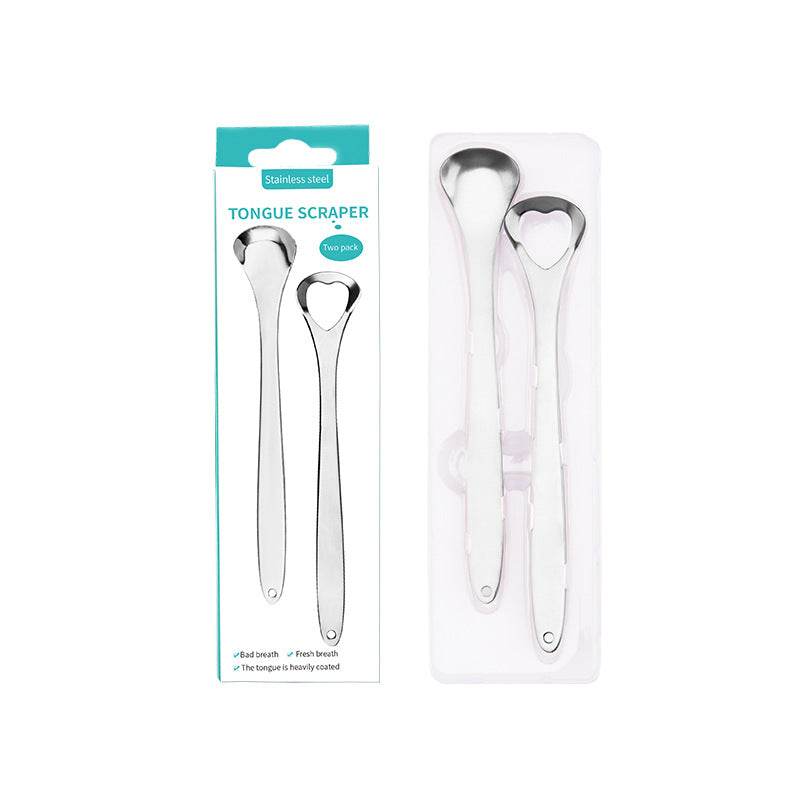 Stainless Steel Tongue Scraper - Mubimart