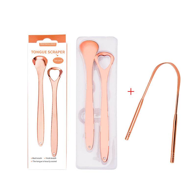 Stainless Steel Tongue Scraper - Mubimart