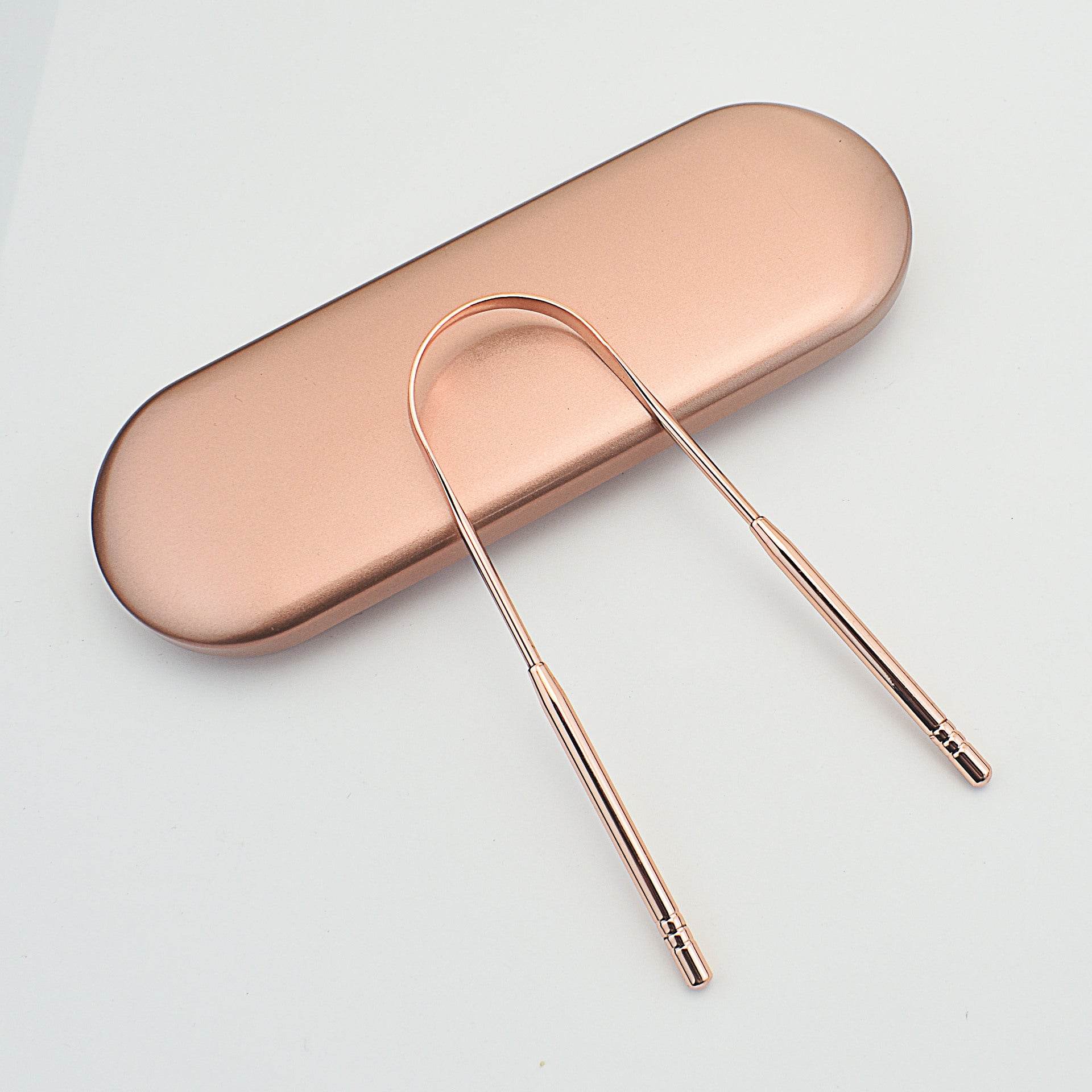 Stainless Steel Tongue Scraper Oral Care Tools - Mubimart