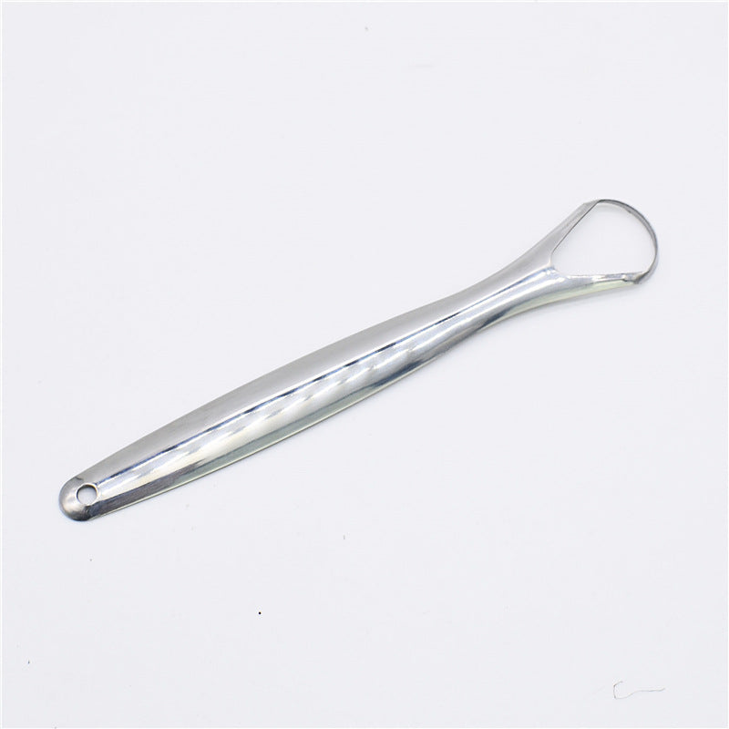 Stainless Steel Tongue Scraper Oral Care Tools - Mubimart -  