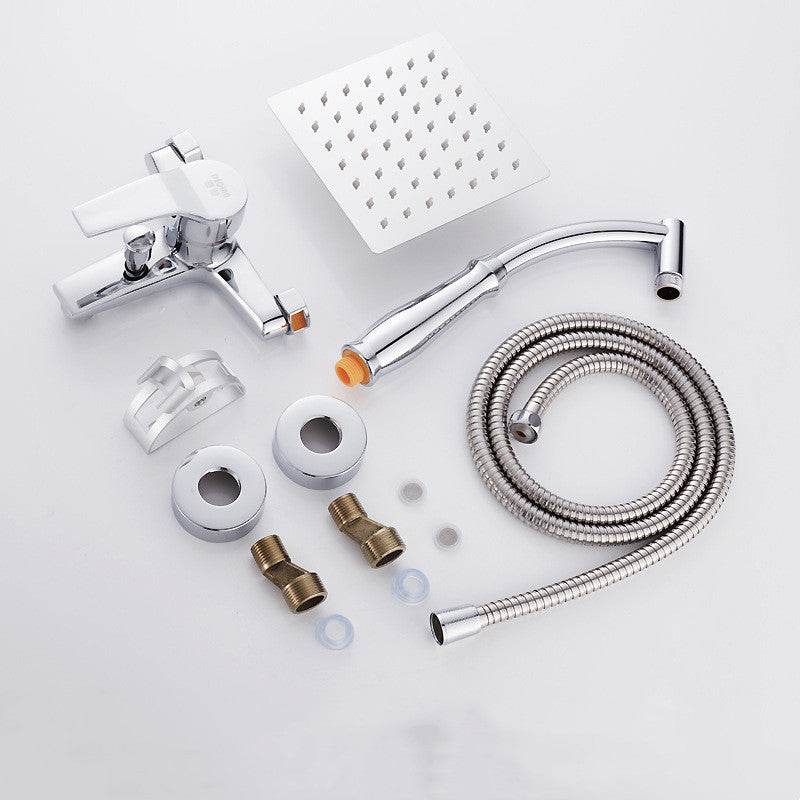 Stainless Steel Top Shower Head Handheld Shower Head Water Heater Shower Shower Shower Head - Mubimart