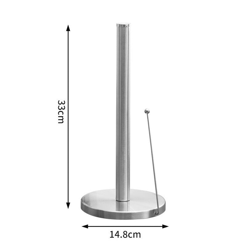 Stainless Steel Vertical Paper Towel Holder - Mubimart -  