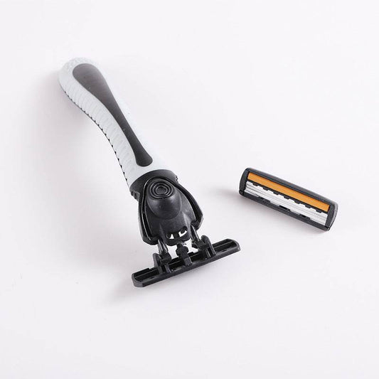 Stainless Steel Vintage Manual Three Layer Razor Blade Set - Mubimart