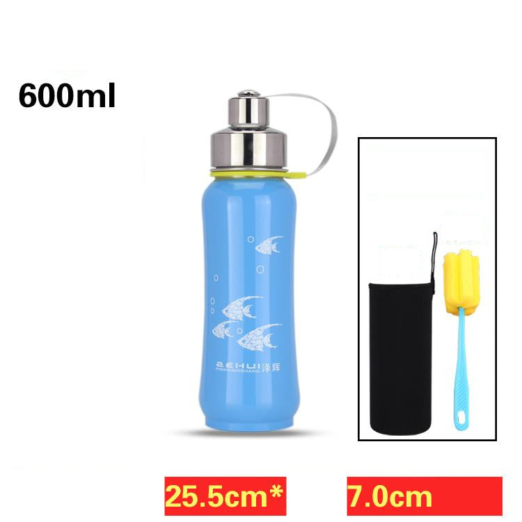 Stainless Steel Water Bottle Vacuum Travel Thermal Cup 18oz - Mubimart -  