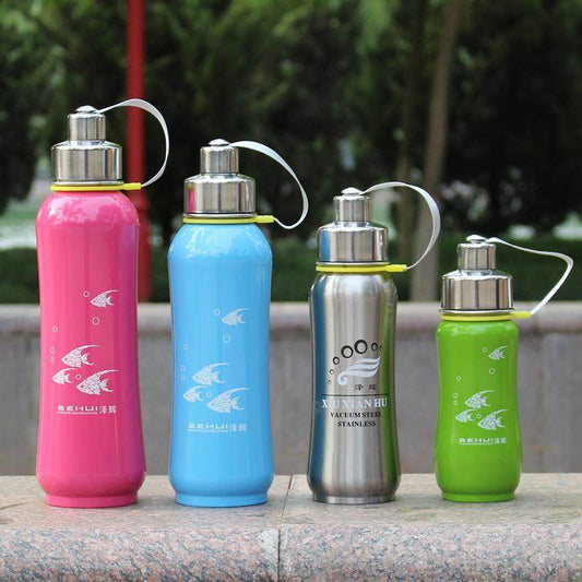 Stainless Steel Water Bottle Vacuum Travel Thermal Cup 18oz - Mubimart