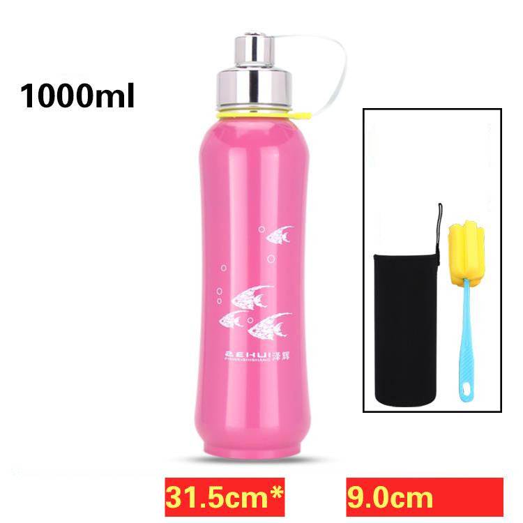 Stainless Steel Water Bottle Vacuum Travel Thermal Cup 18oz - Mubimart