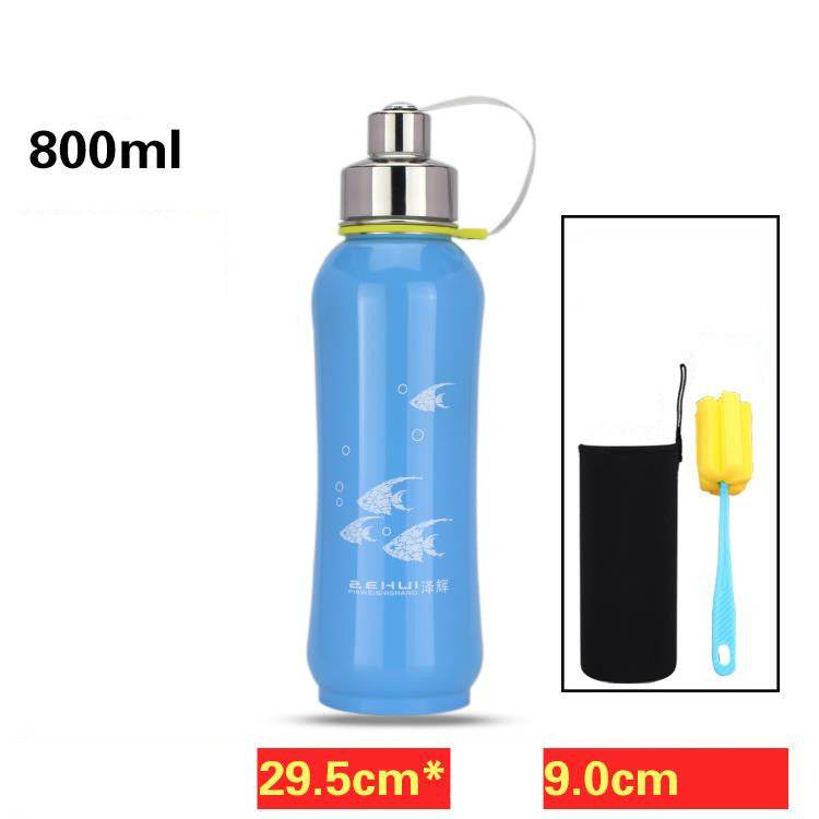 Stainless Steel Water Bottle Vacuum Travel Thermal Cup 18oz - Mubimart