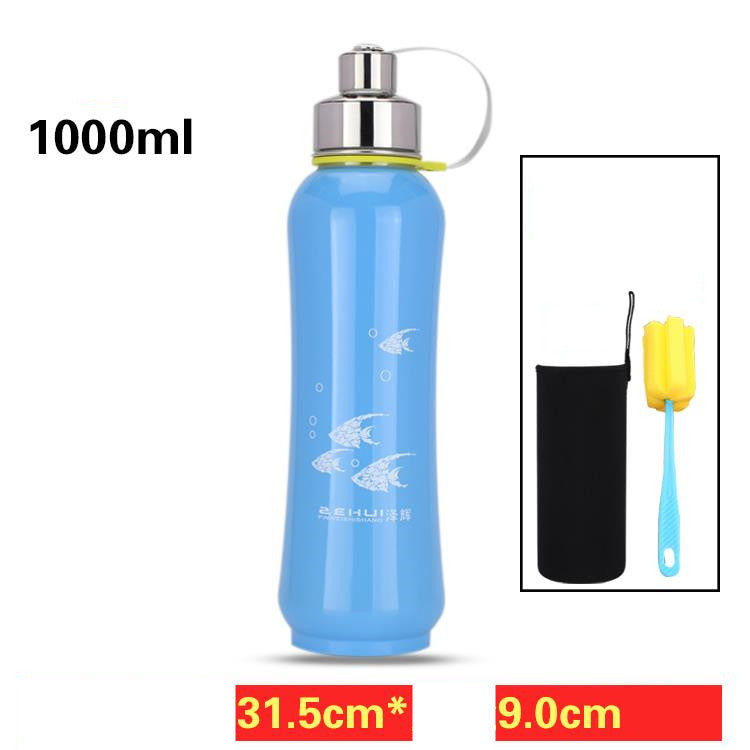 Stainless Steel Water Bottle Vacuum Travel Thermal Cup 18oz - Mubimart -  