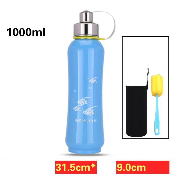 Stainless Steel Water Bottle Vacuum Travel Thermal Cup 18oz - Mubimart