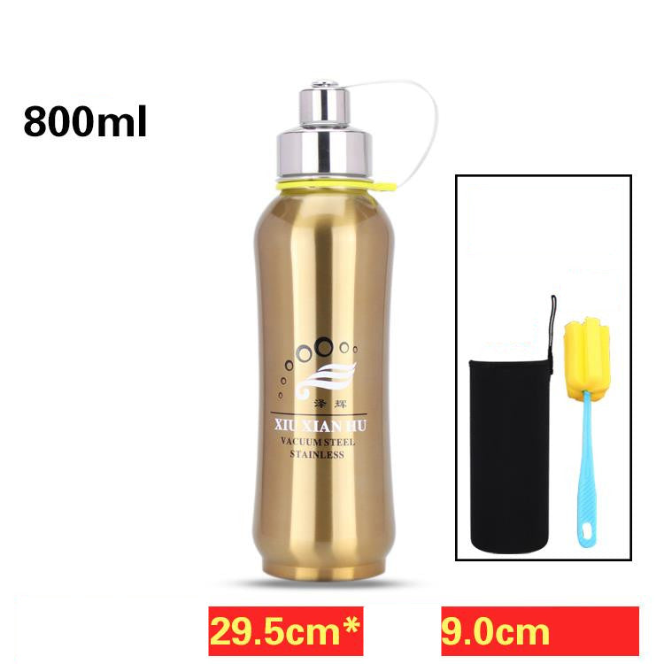 Stainless Steel Water Bottle Vacuum Travel Thermal Cup 18oz - Mubimart -  