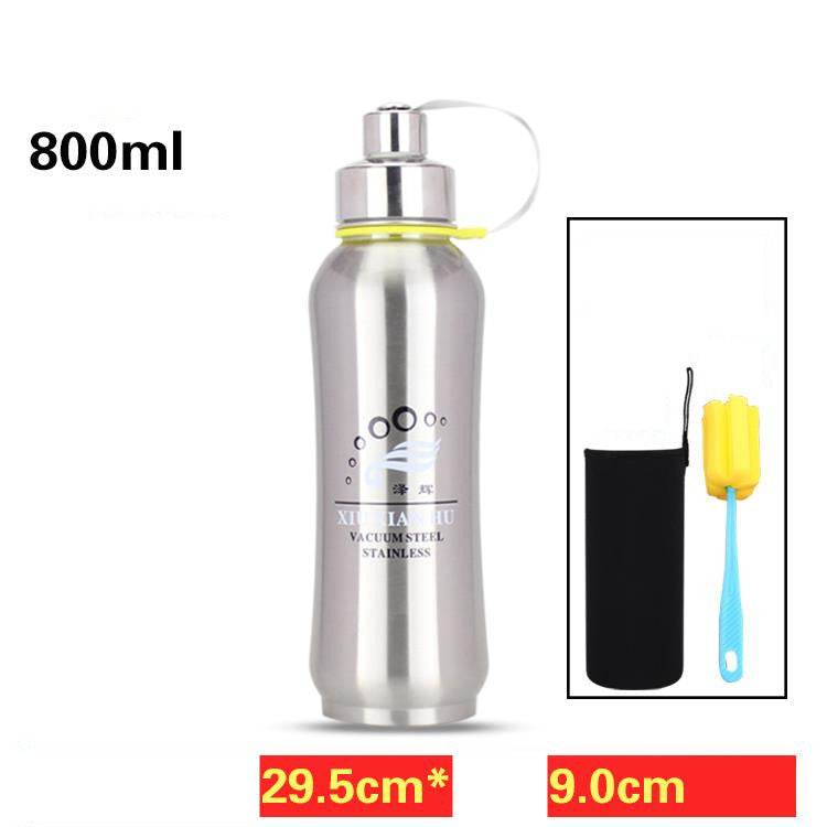 Stainless Steel Water Bottle Vacuum Travel Thermal Cup 18oz - Mubimart