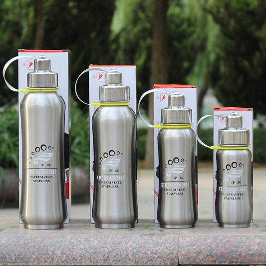 Stainless Steel Water Bottle Vacuum Travel Thermal Cup 18oz - Mubimart