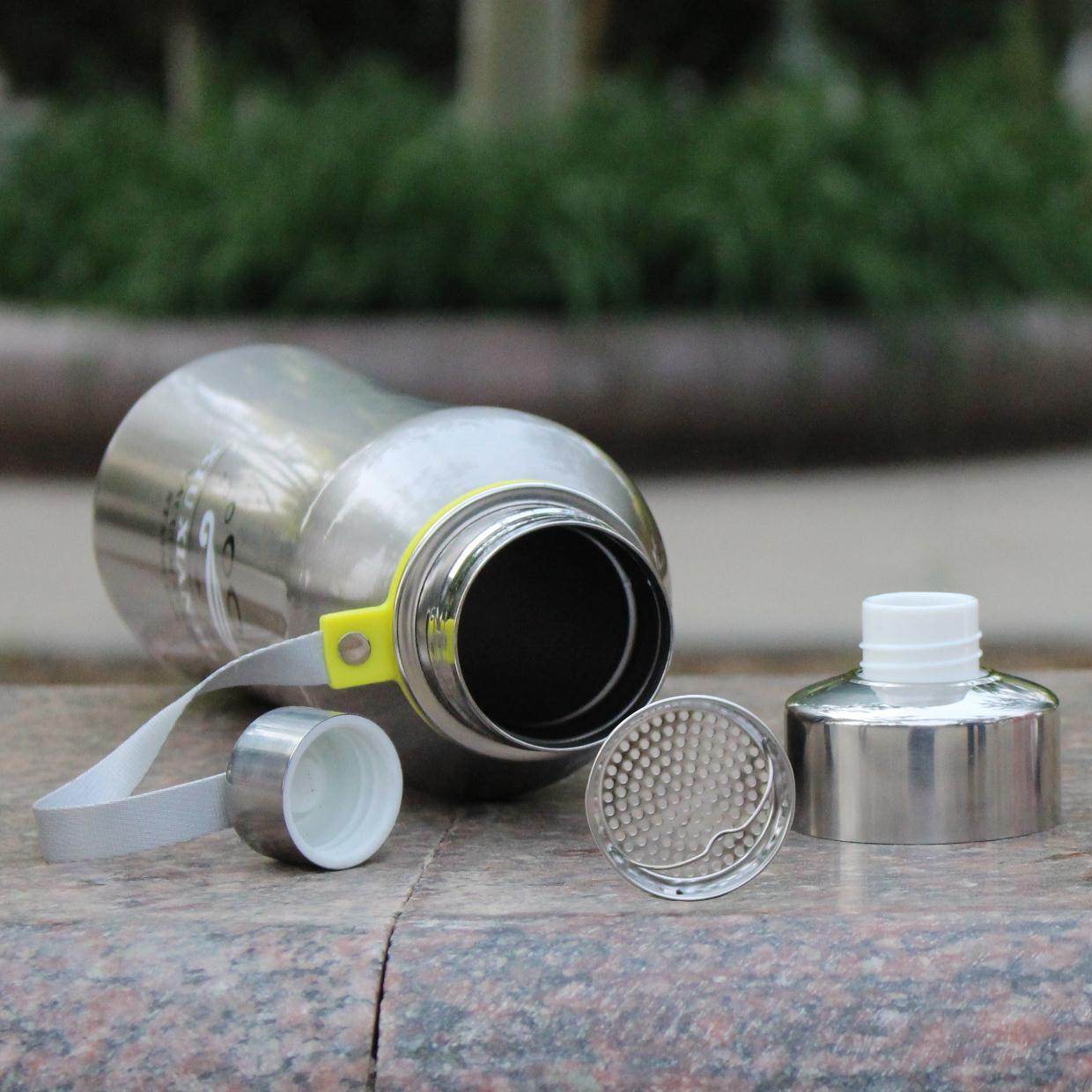 Stainless Steel Water Bottle Vacuum Travel Thermal Cup 18oz - Mubimart