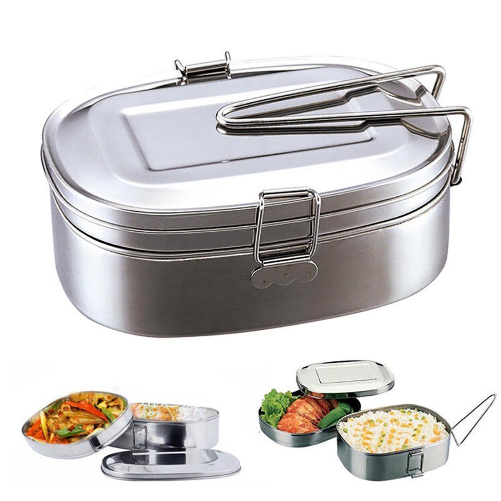 Stainless steel bento box - Mubimart -  