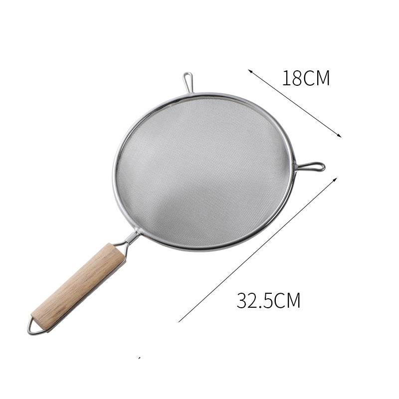 Stainless steel double ear colander - Mubimart