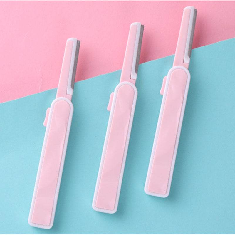 Stainless steel eyebrow shaping knife - Mubimart