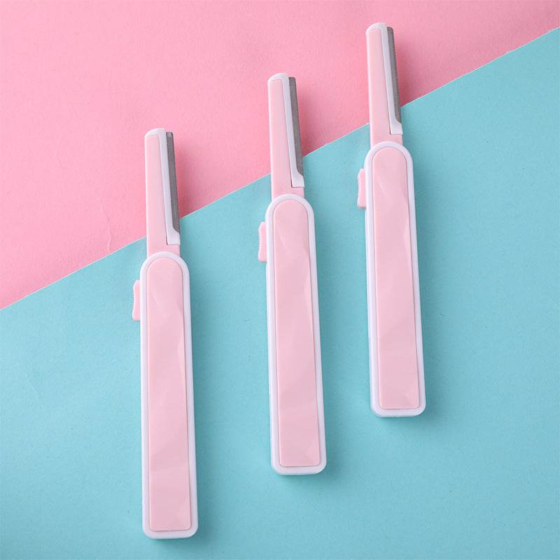 Stainless steel eyebrow shaping knife - Mubimart