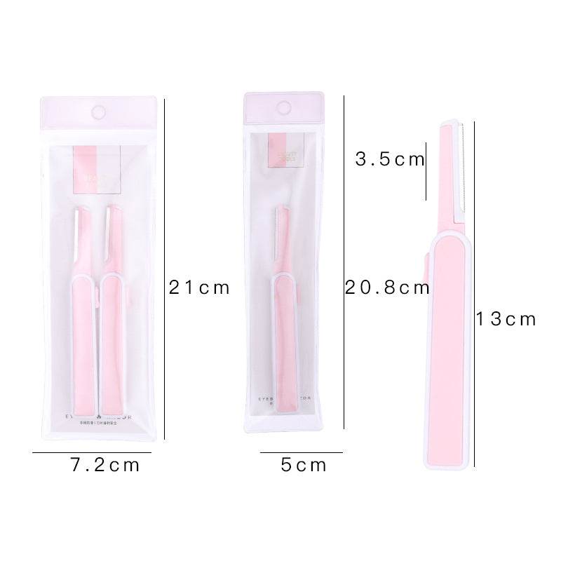 Stainless steel eyebrow shaping knife - Mubimart