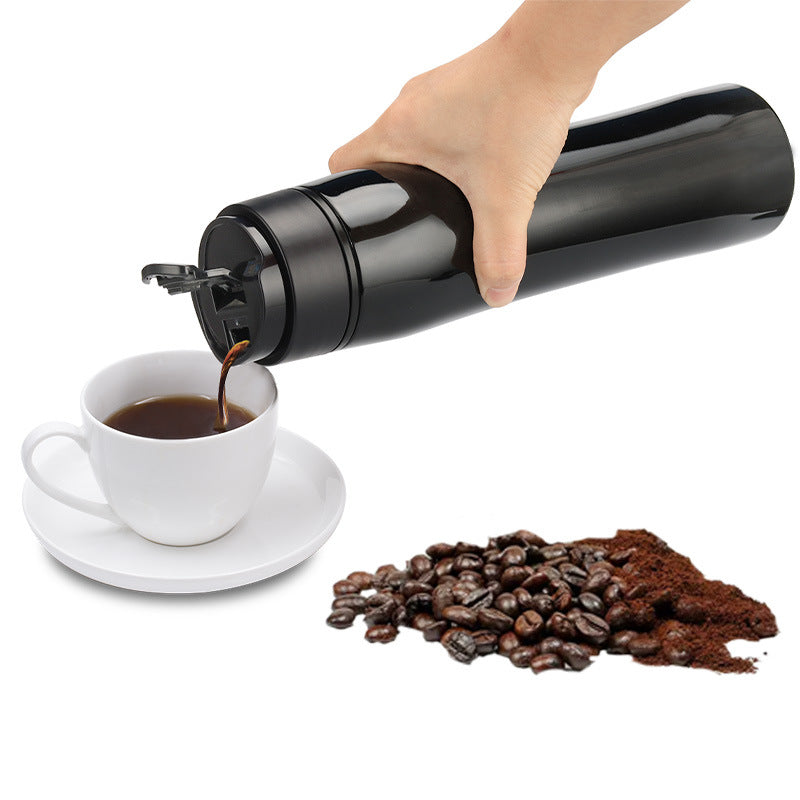 Stainless steel pressure pot coffee maker - Mubimart - Coffee maker 