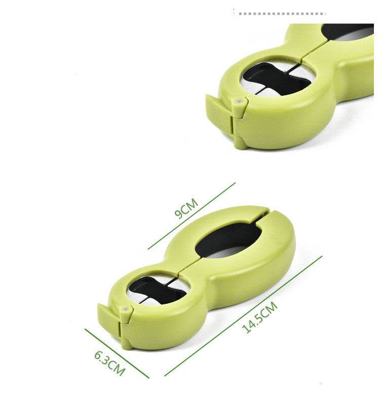 Stainless steel safety can opener - Mubimart