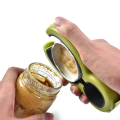 Stainless steel safety can opener - Mubimart -  