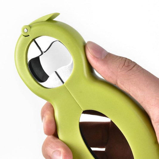 Stainless steel safety can opener - Mubimart