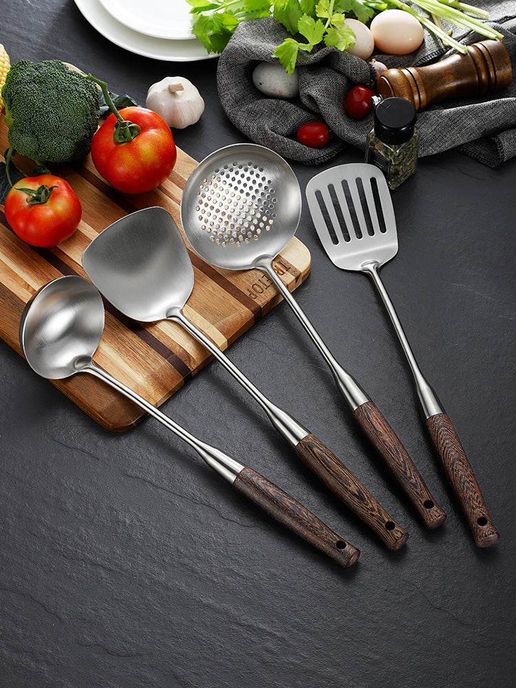 Stainless steel spatula set - Mubimart