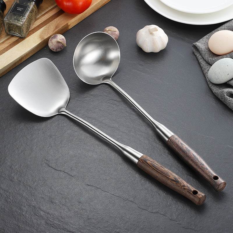 Stainless steel spatula set - Mubimart