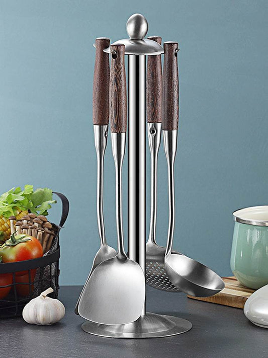 Stainless steel spatula set - Mubimart