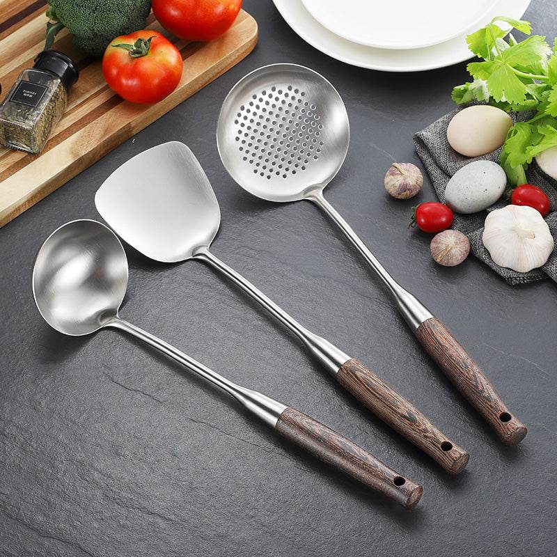 Stainless steel spatula set - Mubimart