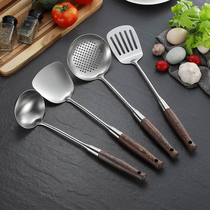 Stainless steel spatula set - Mubimart
