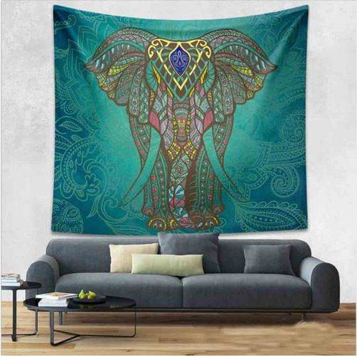 Stamp Bohemia Beach Blanket Mural - Mubimart