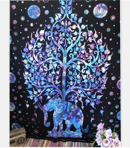 Stamp Bohemia Beach Blanket Mural - Mubimart