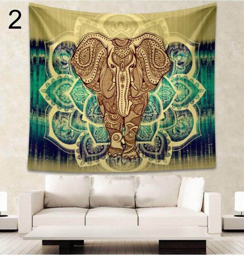 Stamp Bohemia Beach Blanket Mural - Mubimart