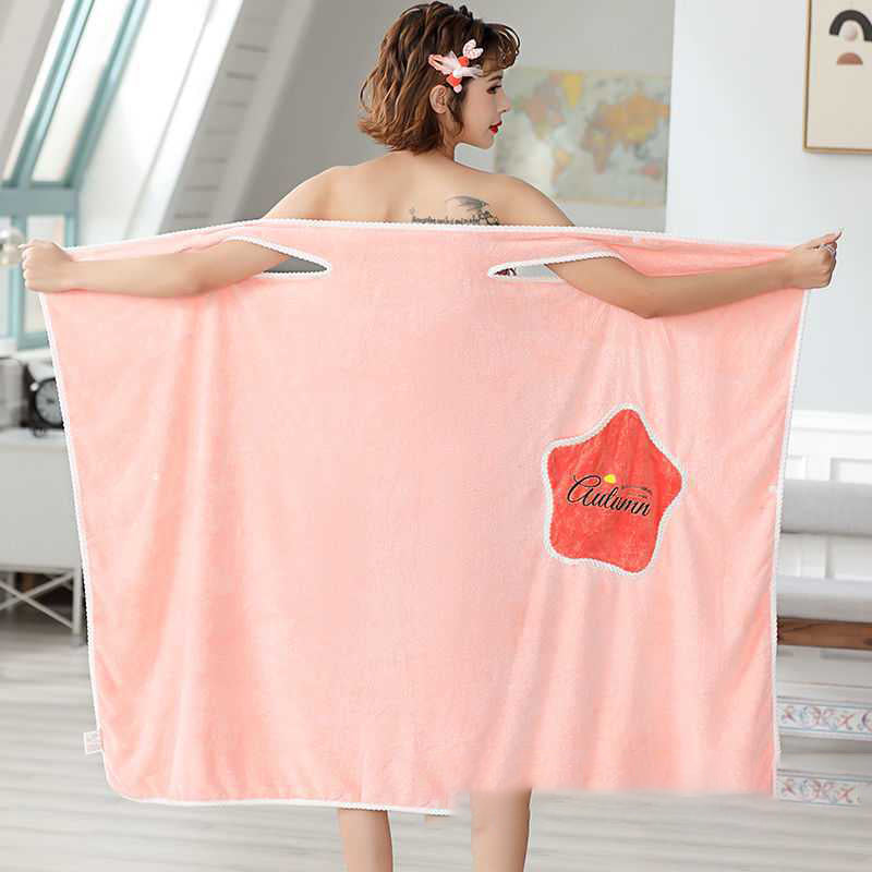 Star Pockets Can Be Worn With Bath Towels, Slings, Bath Skirts, Coral Fleece - Mubimart -  