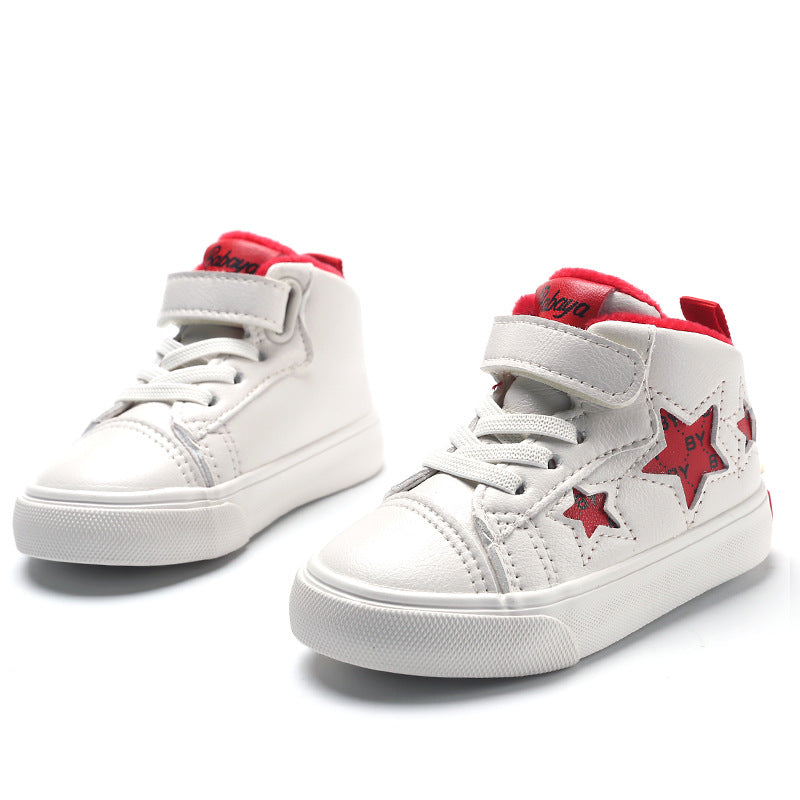 Stars Toddler Shoes Warm Cotton Shoes Sneakers - Mubimart - Baby Shoes 