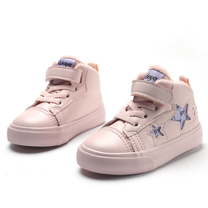 Stars Toddler Shoes Warm Cotton Shoes Sneakers - Mubimart -  