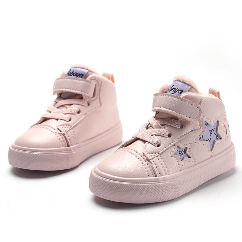Stars Toddler Shoes Warm Cotton Shoes Sneakers - Mubimart