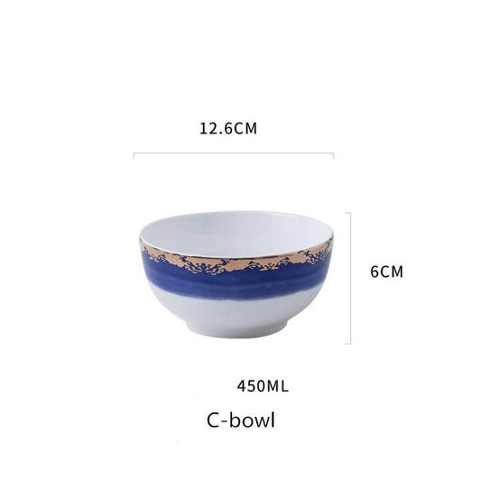 Steak Plate Ceramic Western Food Plate - Mubimart
