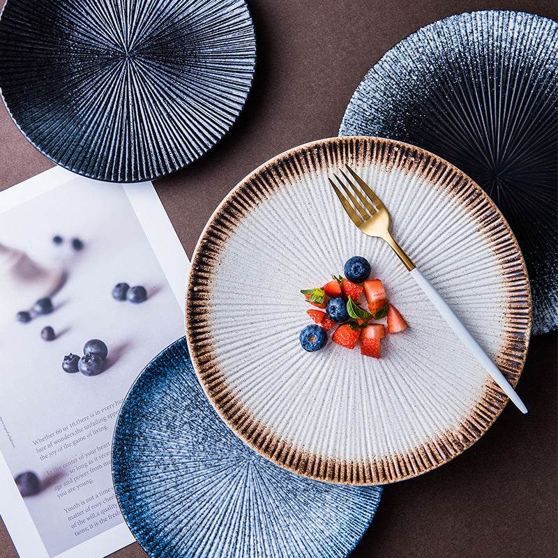 Steak Plate, Home Ceramic Western Plate, Pasta Plate - Mubimart