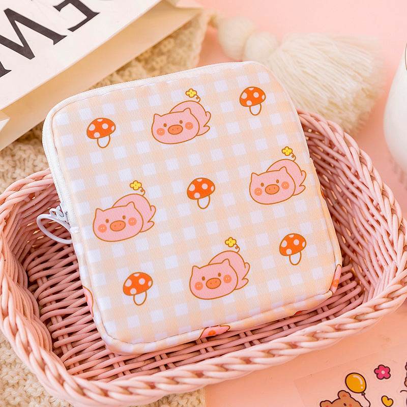 Storage Student Portable Large Capacity Tampon Small Pack Month Bag - Mubimart